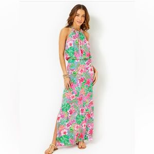 Lilly Pulitzer Pink and Green SHIRELLE two piece set